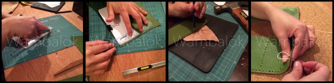 Proceso del porta pasaportes