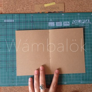 Portada de cartulina de papel kraft