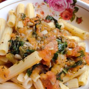 Pasta con semillas de girasol