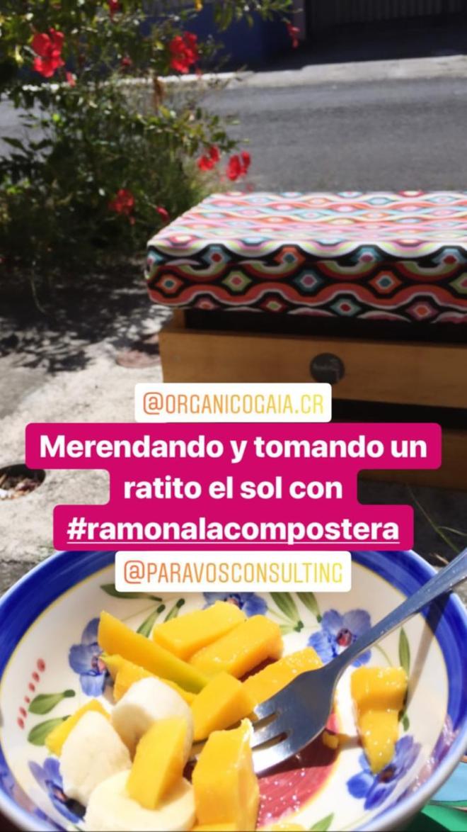 Ramona en la acera